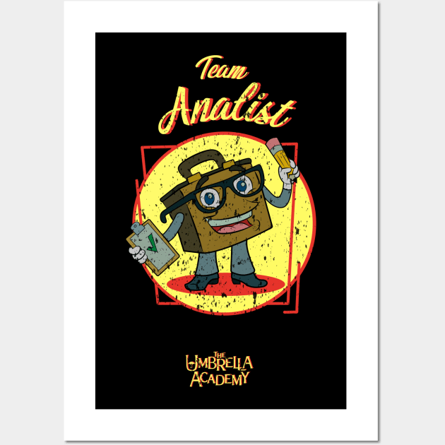 UMBRELLA ACADEMY 2 : TEAM ANALIST (GRUNGE STYLE) Wall Art by FunGangStore